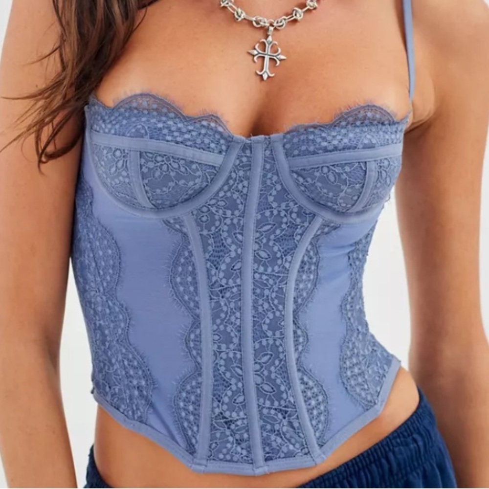 Out From Under Modern Love Corset Top Size Small